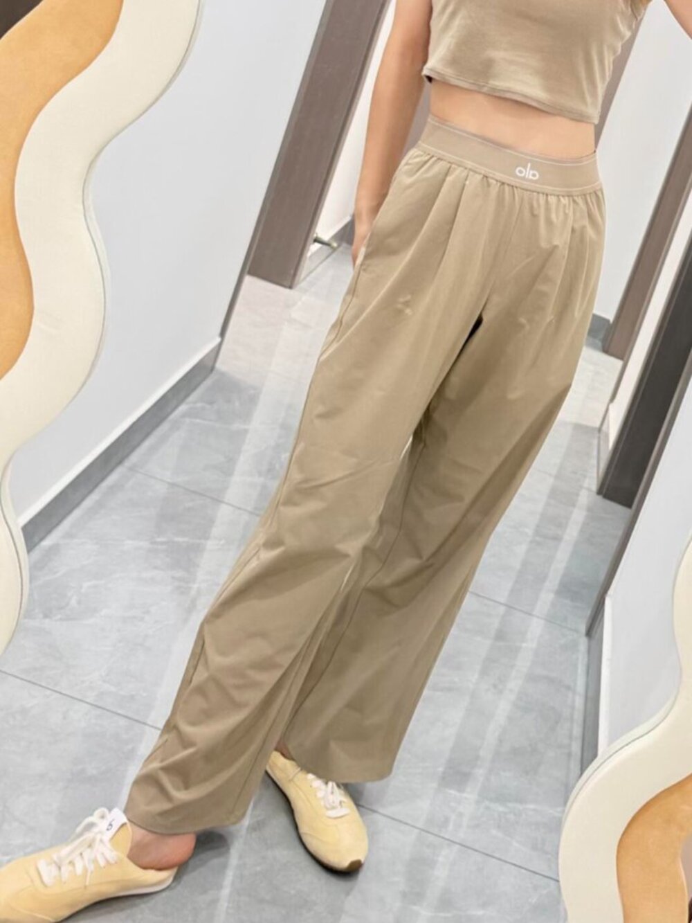 New ALO Yoga Gravel Suit Up Trouser🍂Loose Fit Regular 30" Inseam